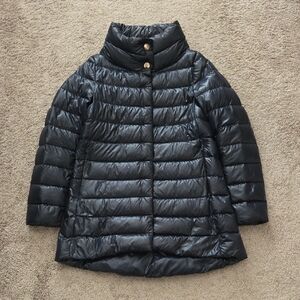 Herno Amelia Puffer Coat - Navy